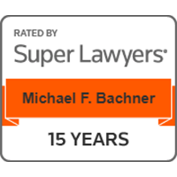 Rated By Super Lawyers - 15 Years - Michael F. Bachner